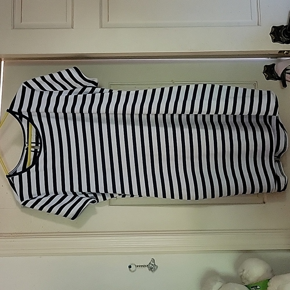 St John striped dress